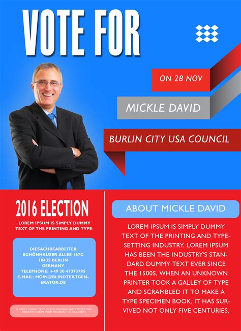 campaign flyer examples